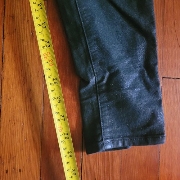 J Brand Green Waxed Jeans sz 25 in "Conifer" - Picture 6 of 8